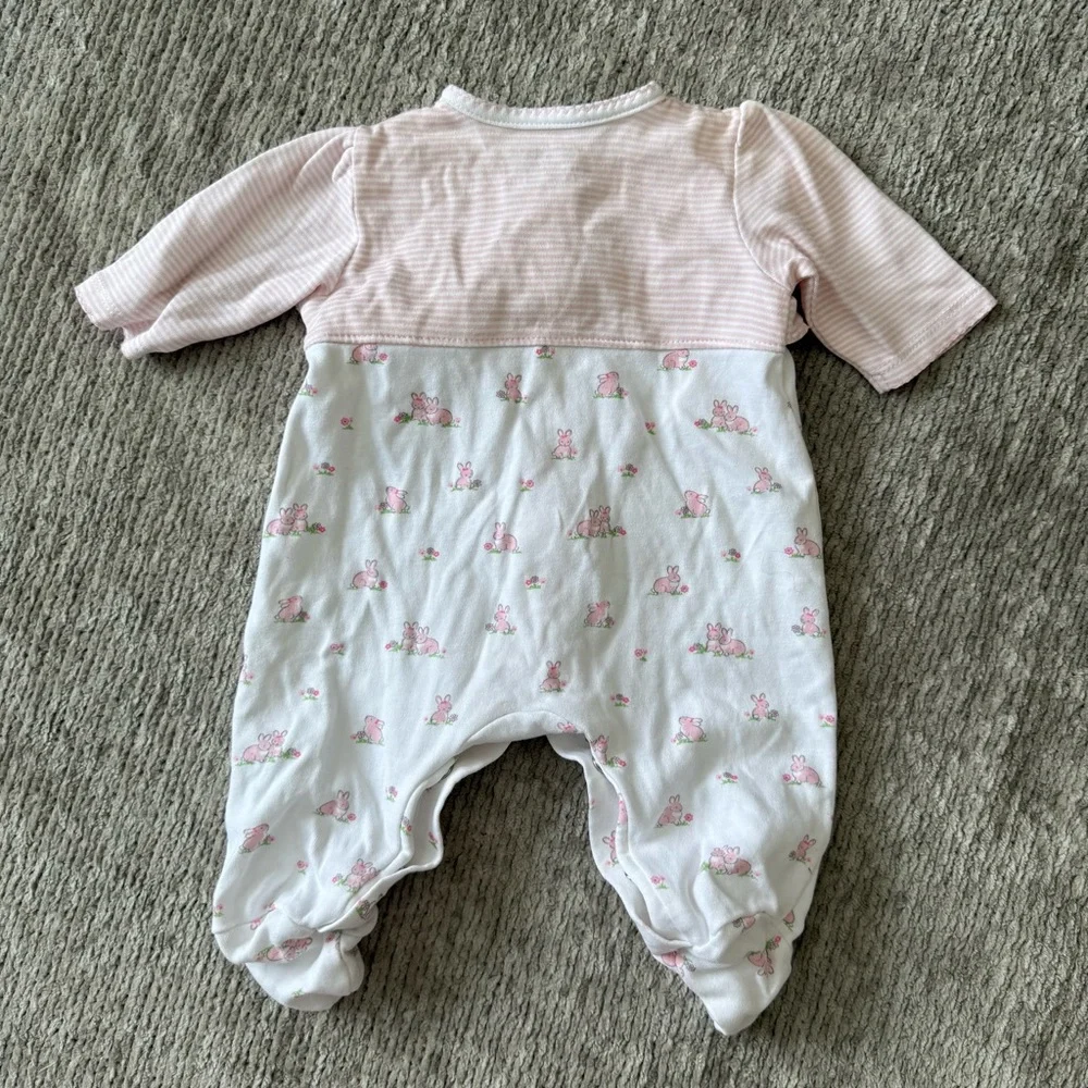 Little‎ Me Pink Bunny Footed Sleeper with Bolero Newborn Easter Spring Outfit